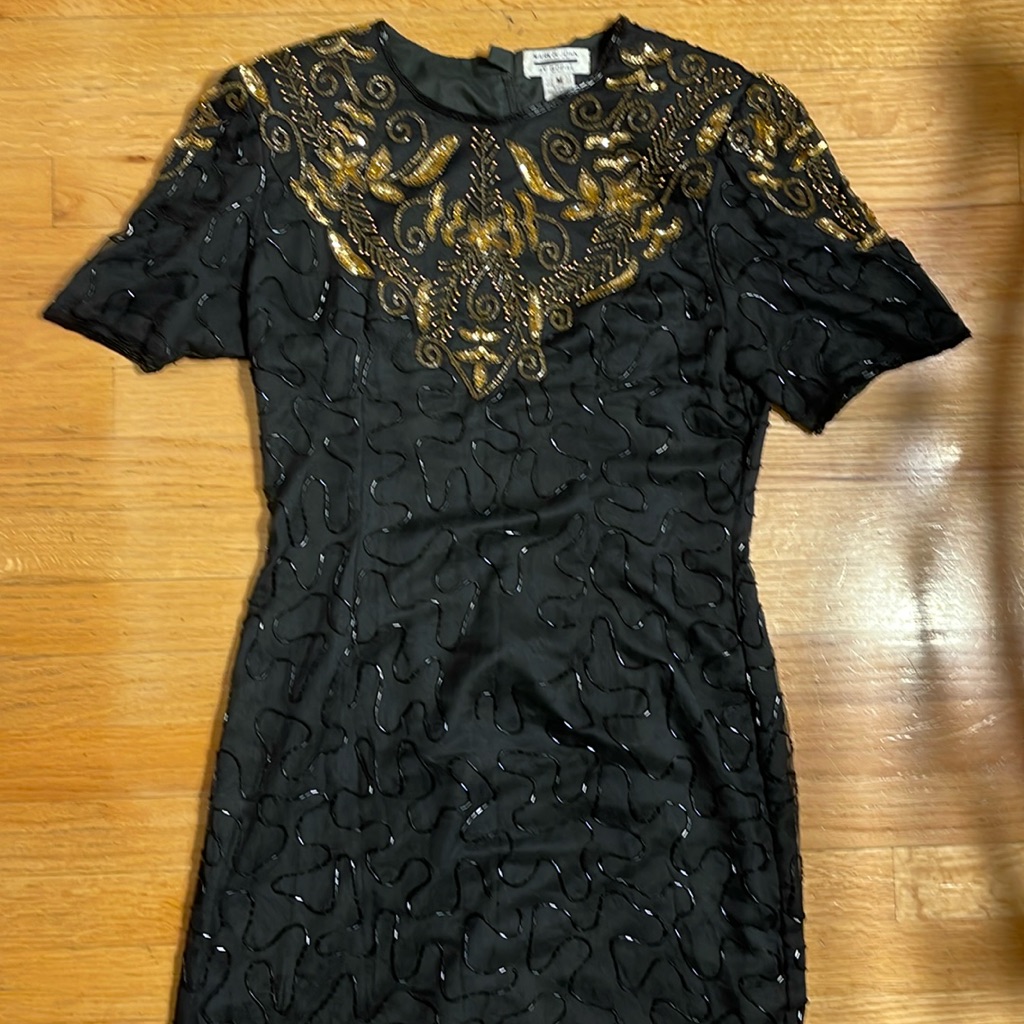 Nite Dress Wiith Hand Beads